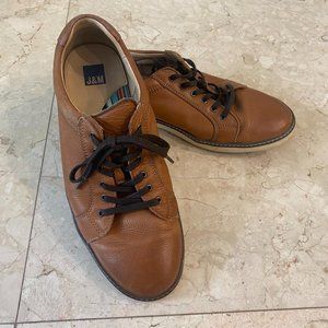 Mens Johnston & Murphy Laceup Sneaker Tan & Brown Size 10.5